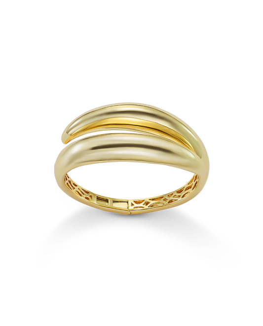 PULSERA CUFF DORADA